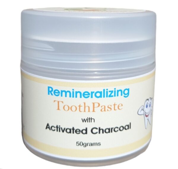 Powerful antiseptic and teeth whitening solution. A formulated toothpaste with natural key ingredients to strengthen your gums at the same time. Ingredients such as coconut oil and bentonite clay will provide a wide range of health benefits to your teeth and gums. The activated charcoal works by pulling stains off your teeth through a process called adsorption. Remineralizing Toothpaste is specially formulated to return minerals to teeth enamel to help prevent tooth damage.