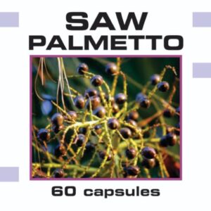 Saw Palmetto is believed to have anti-inflammatory properties and may help with hormone balance, making it popular in supplements for overall male health.Assisting in the prosphate and with sexual desire.There is 60 capsules in the holder.