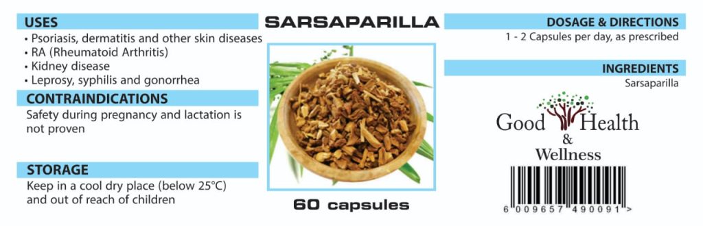 A natural alternative - Sarsaparilla is known for the benefits in treating psoriasis, arthritis, and other inflammatory conditions. It comes in a container with 60 capsules to drink.